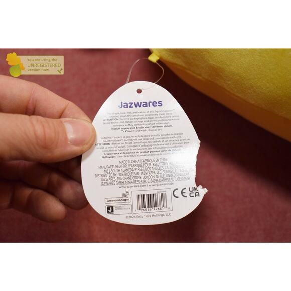 Squishmallows 16" Edwin Lemon Meringue Pie Plush - Picture 6 of 6